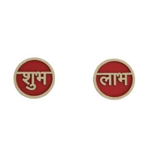 Shubh Labh Door Hangings Showpiece Wooden