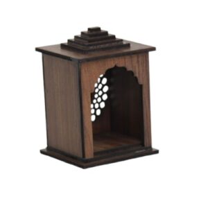 Wooden Temple Mandir for Car Dashboard